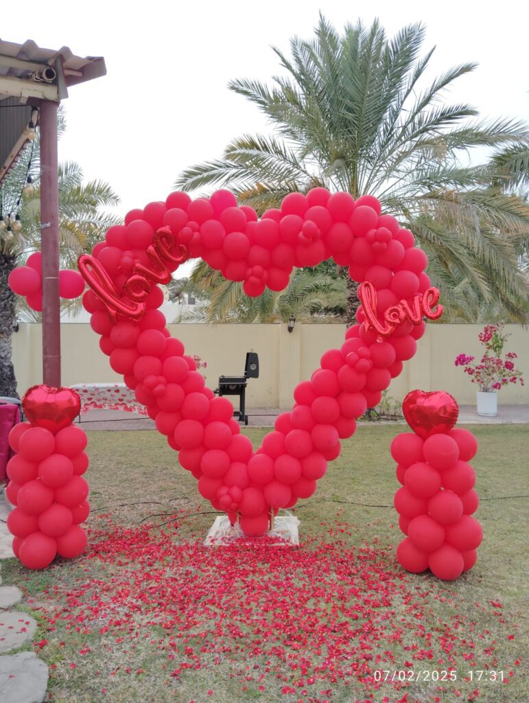 Aniversary decoration, valentines day decoration
