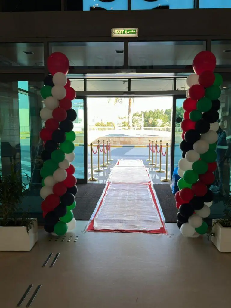 national day decoration setup