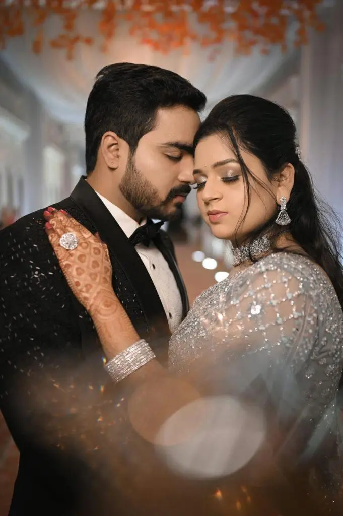 "Romantic Wedding Photos – Professional Couple Shoot" "Happy couple enjoying professional photography service"