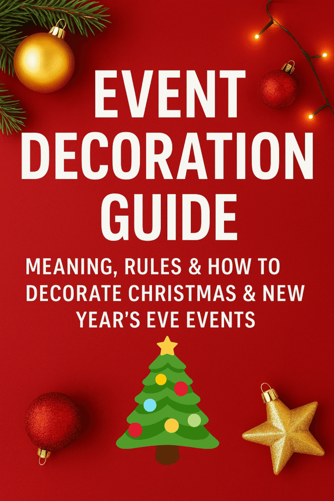 event decoration guide christmass decoration guide