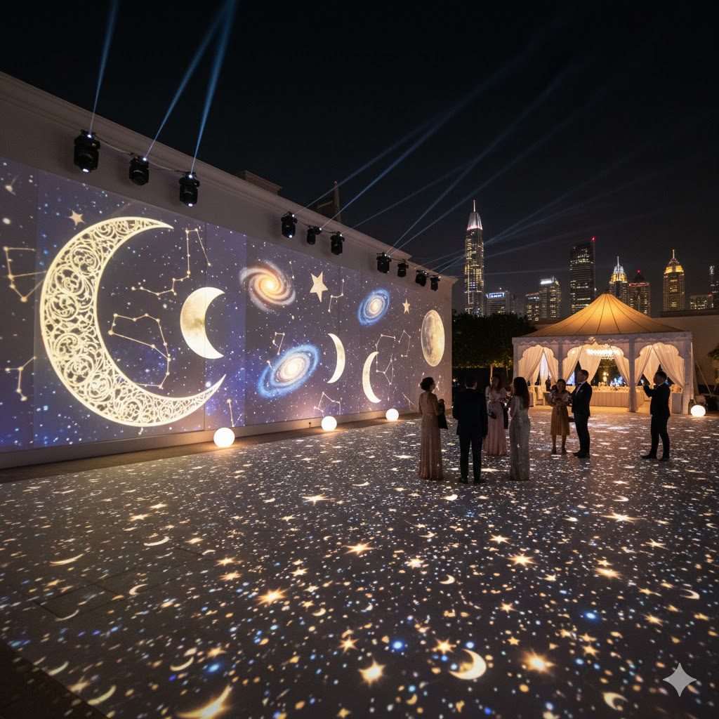 LED projection lights